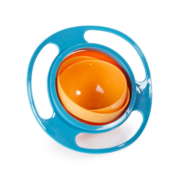 360 Rotate Spill-Proof Universal Gyro Bowl